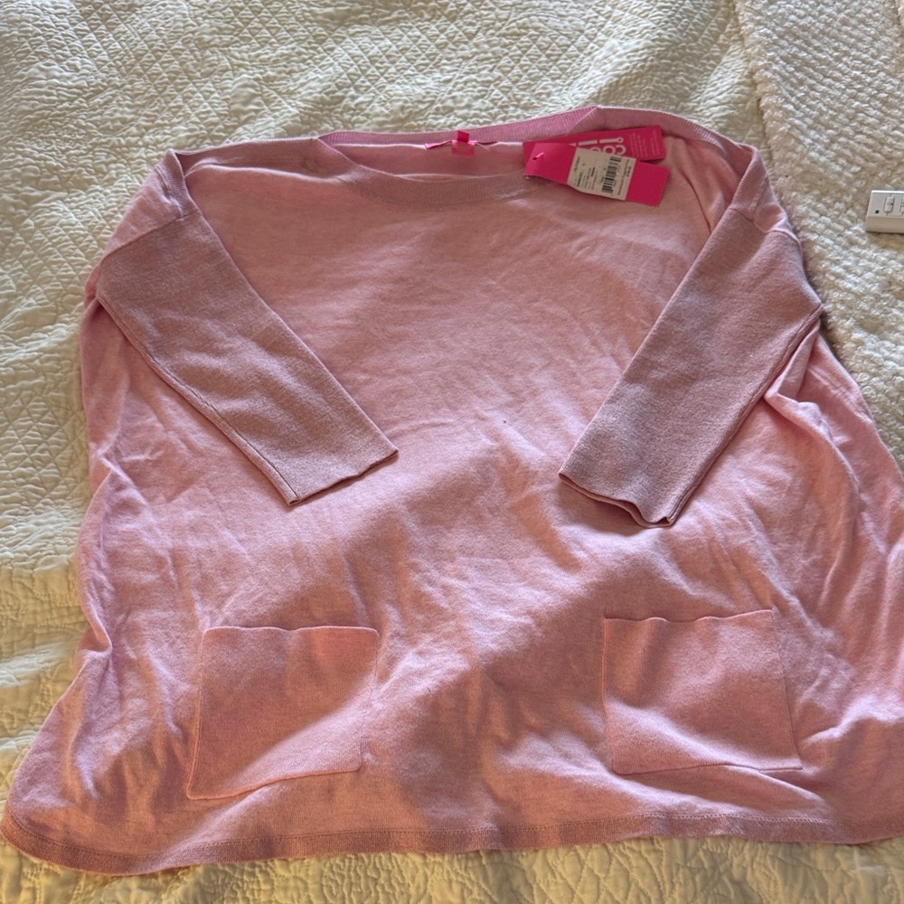Lilly Pulitzer Soft Pink Knit Top